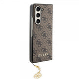 Guess Samsung Galaxy Z Fold 5 Deksel 4G Charm Brun