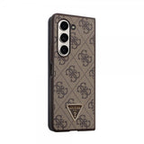 Guess Samsung Galaxy Z Fold 5 Deksel 4G Metal Triangle Strass Brun