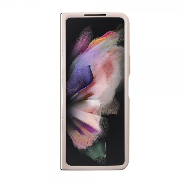 Guess Samsung Galaxy Z Fold 5 Deksel 4G Metal Triangle Strass Rosa