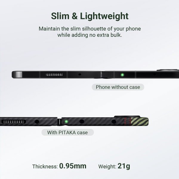 Pitaka Samsung Galaxy Z Fold 5 Deksel Air Case Overture