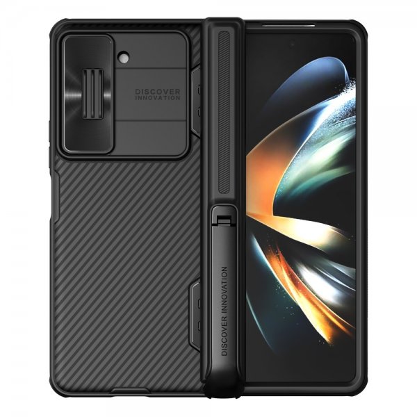 Nillkin Samsung Galaxy Z Fold 5 Deksel CamShield Kickstand Svart
