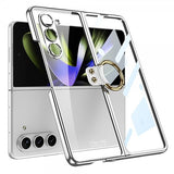 GKK Samsung Galaxy Z Fold 5 Deksel Finger Ring Sølv