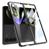 GKK Samsung Galaxy Z Fold 5 Deksel Finger Ring Svart