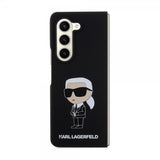 Karl Lagerfeld Samsung Galaxy Z Fold 5 Deksel Ikonik Metal Pin Svart