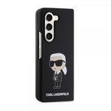 Karl Lagerfeld Samsung Galaxy Z Fold 5 Deksel Ikonik Metal Pin Svart