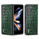 ABEEL Samsung Galaxy Z Fold 5 Deksel Krokodille tekstur Grønn