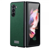 Sulada Samsung Galaxy Z Fold 5 Deksel Litchi Grønn