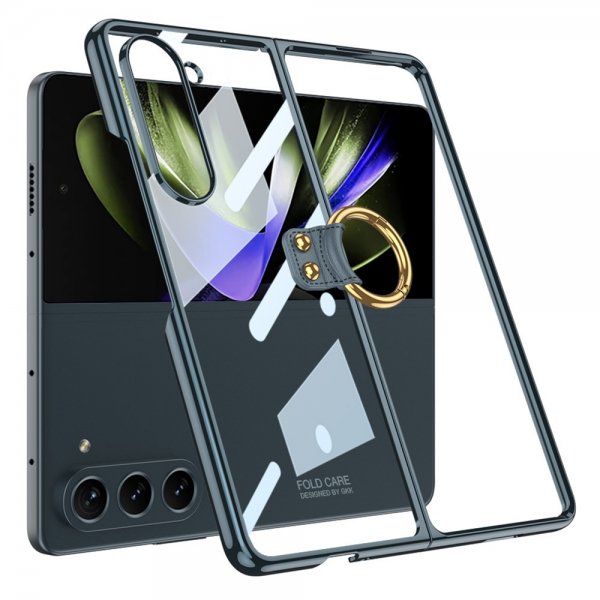 GKK Samsung Galaxy Z Fold 5 Deksel med Ringholder Grønn
