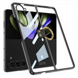 GKK Samsung Galaxy Z Fold 5 Deksel med Ringholder Svart