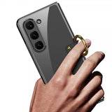 GKK Samsung Galaxy Z Fold 5 Deksel med Ringholder Svart