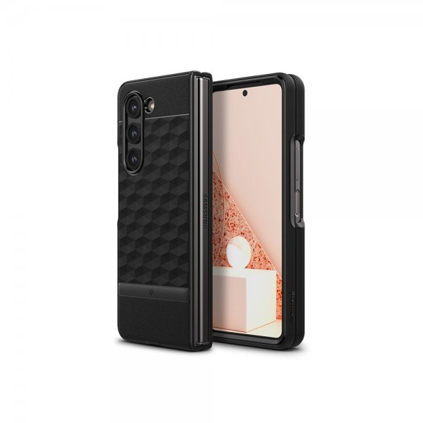 Caseology Samsung Galaxy Z Fold 5 Deksel Parallax Matte Black