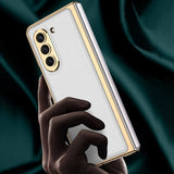 GKK Samsung Galaxy Z Fold 5 Deksel Belagt Kant Svart