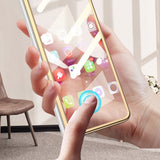 GKK Samsung Galaxy Z Fold 5 Deksel Belagt Kant Svart