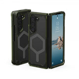 Urban Armor Gear (UAG) Samsung Galaxy Z Fold 5 Deksel Plyo Pro MagSafe Olive/Space Grey