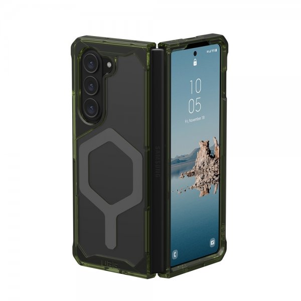 Urban Armor Gear (UAG) Samsung Galaxy Z Fold 5 Deksel Plyo Pro MagSafe Olive/Space Grey