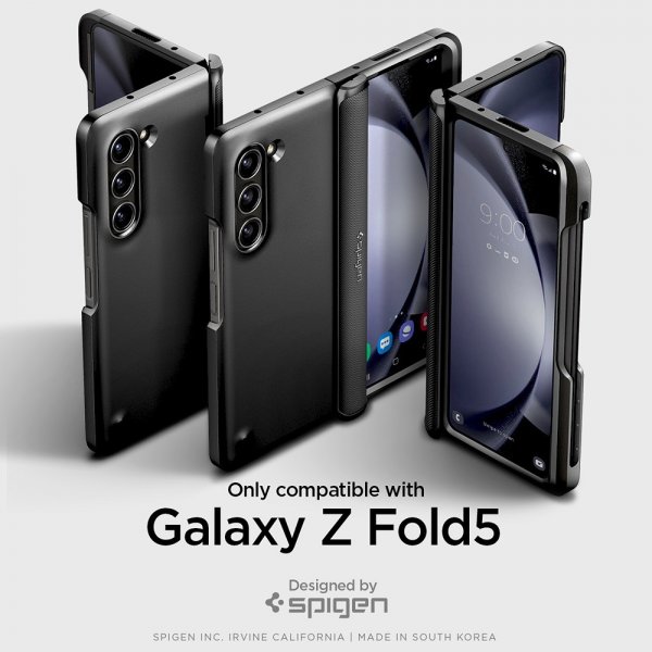 Spigen Samsung Galaxy Z Fold 5 Deksel Slim Armor Pro Pen Edition Svart