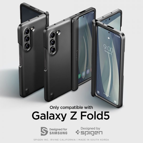 Spigen Samsung Galaxy Z Fold 5 Deksel Slim Armor Pro Svart