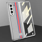 GKK Samsung Galaxy Z Fold 5 Deksel Stripe Svart