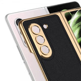 GKK Samsung Galaxy Z Fold 5 Deksel Stripe Svart