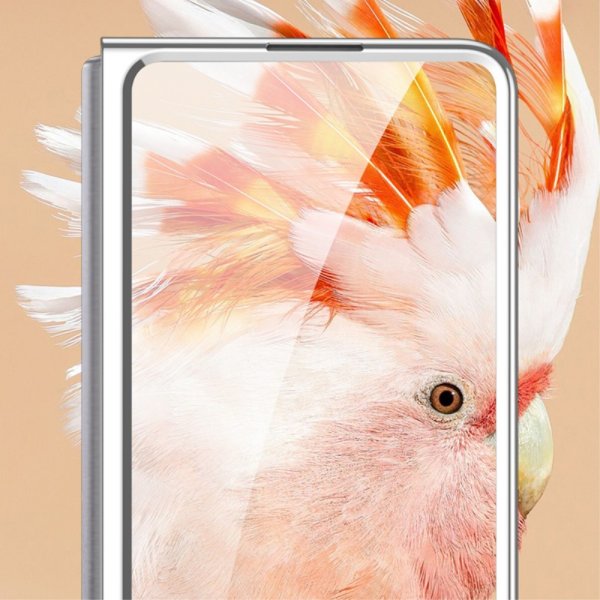 GKK Samsung Galaxy Z Fold 5 Deksel Stripe Hvit