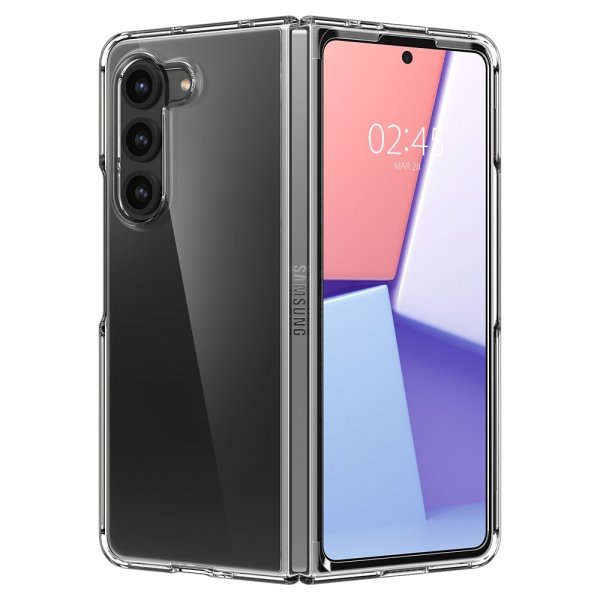 Spigen Samsung Galaxy Z Fold 5 Deksel Ultra Hybrid Crystal Clear