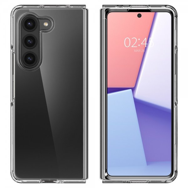 Spigen Samsung Galaxy Z Fold 5 Deksel Ultra Hybrid Crystal Clear