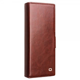 Qialino Samsung Galaxy Z Fold 6 Etui Ekte Skinn Brun