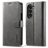 Lc.Imeeke Samsung Galaxy Z Fold 6 Etui med Kortlomme stativfunksjon Grå