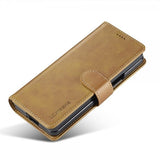 Lc.Imeeke Samsung Galaxy Z Fold 6 Etui med Kortlomme stativfunksjon Lysebrun