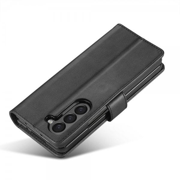 Lc.Imeeke Samsung Galaxy Z Fold 6 Etui med Kortlomme stativfunksjon Svart