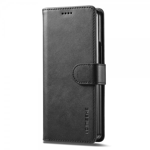 Lc.Imeeke Samsung Galaxy Z Fold 6 Etui med Kortlomme stativfunksjon Svart