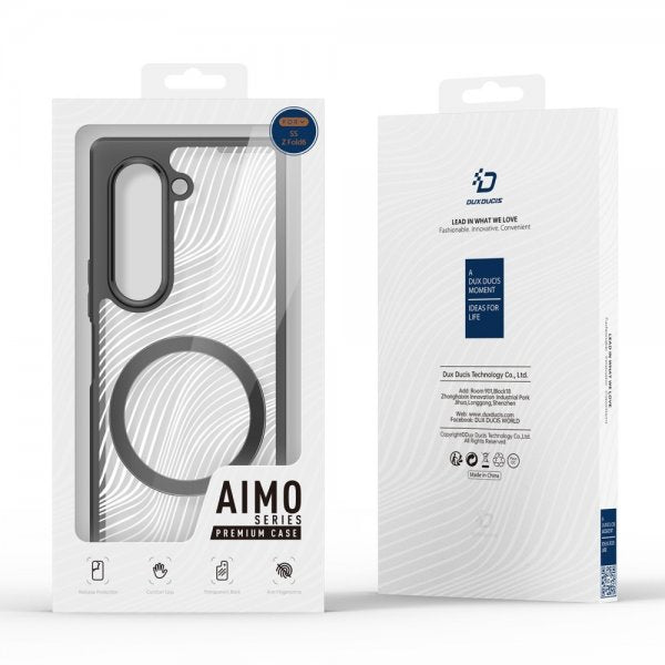 Dux Ducis Samsung Galaxy Z Fold 6 Deksel Aimo Series MagSafe Svart