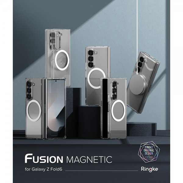 Ringke Samsung Galaxy Z Fold 6 Deksel Fusion Magnetic Transparent
