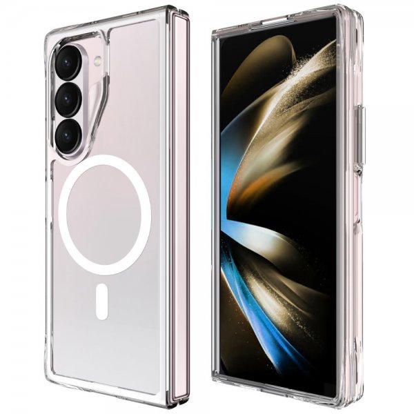 Samsung Galaxy Z Fold 6 Deksel MagSafe Transparent