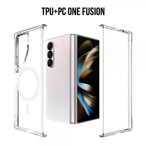 Samsung Galaxy Z Fold 6 Deksel MagSafe Transparent
