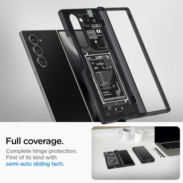 Spigen Samsung Galaxy Z Fold 6 Deksel Ultra Hybrid Pro Zero One Svart