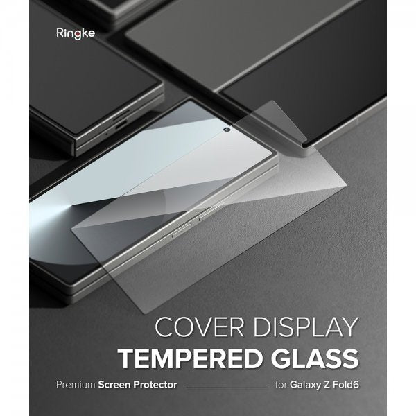 Ringke Samsung Galaxy Z Fold 6 Skjermbeskytter Cover Display Protector Glass 2-pakning