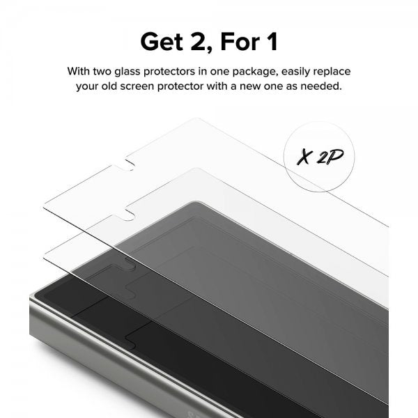 Ringke Samsung Galaxy Z Fold 6 Skjermbeskytter Cover Display Protector Glass 2-pakning
