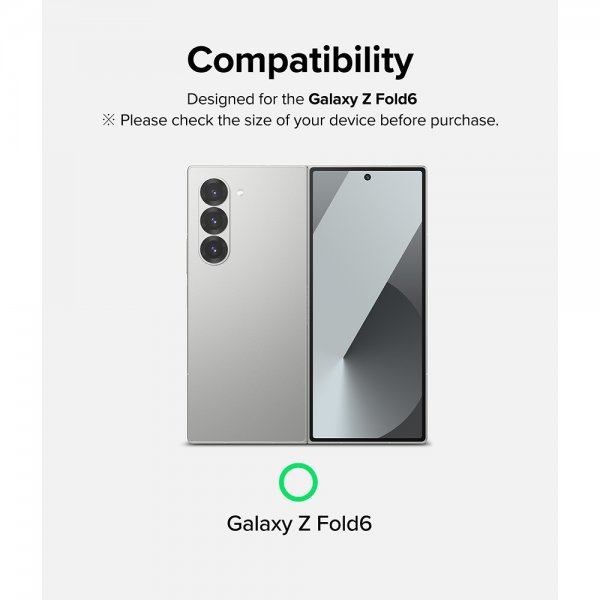 Ringke Samsung Galaxy Z Fold 6 Skjermbeskytter Dual Easy Film 2-pakning