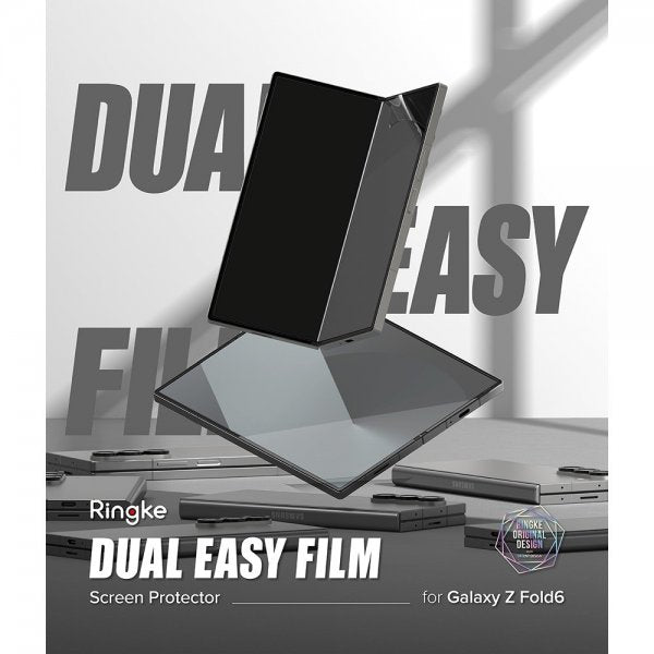 Ringke Samsung Galaxy Z Fold 6 Skjermbeskytter Dual Easy Film 2-pakning