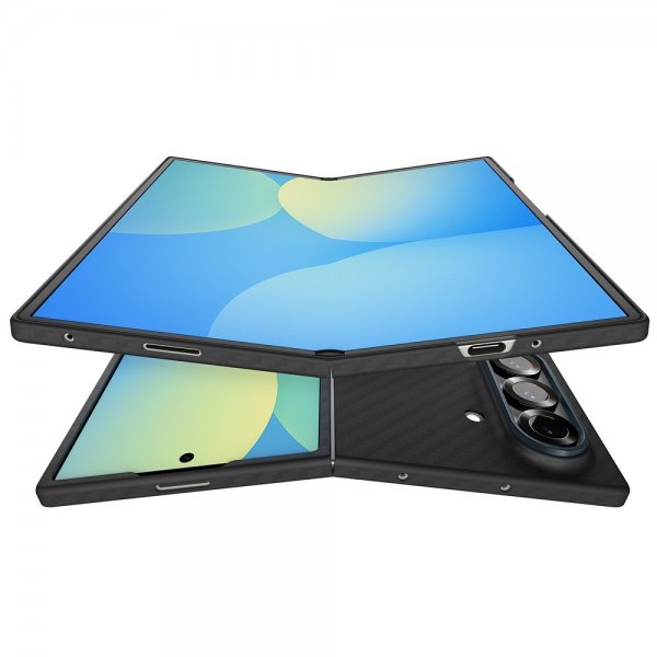 Spigen Samsung Galaxy Z Fold 7 Deksel Air Skin Aramid Svart