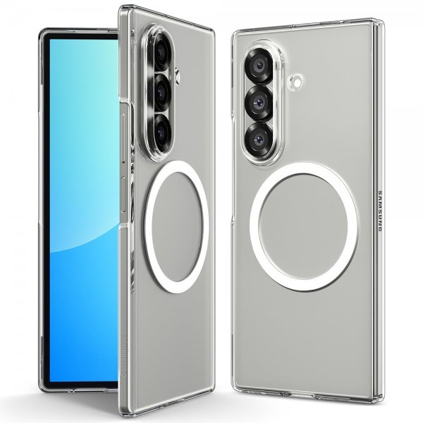 Spigen Samsung Galaxy Z Fold 7 Deksel Air Skin MagFit Clear White