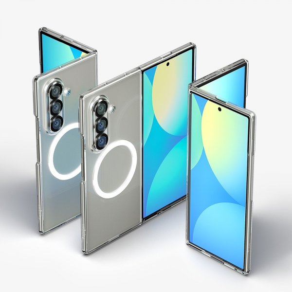 Spigen Samsung Galaxy Z Fold 7 Deksel Air Skin MagFit Clear White