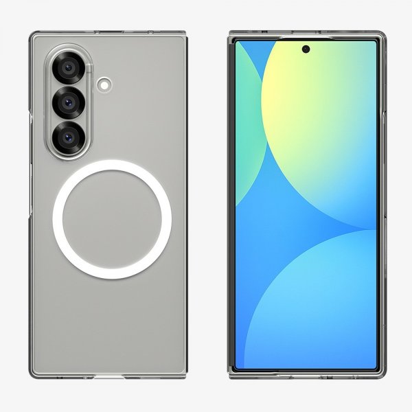 Spigen Samsung Galaxy Z Fold 7 Deksel Air Skin MagFit Clear White