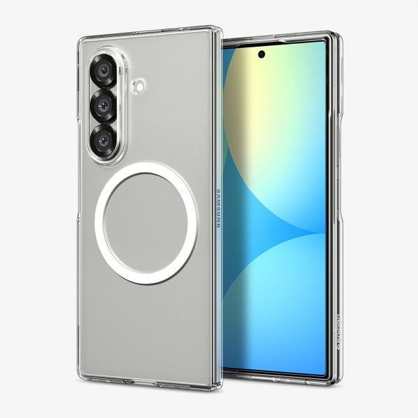 Spigen Samsung Galaxy Z Fold 7 Deksel Air Skin MagFit Clear White