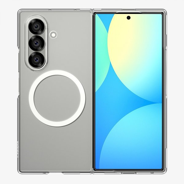 Spigen Samsung Galaxy Z Fold 7 Deksel Air Skin MagFit Clear White