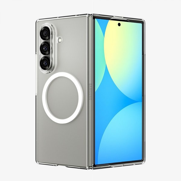 Spigen Samsung Galaxy Z Fold 7 Deksel Air Skin MagFit Clear White