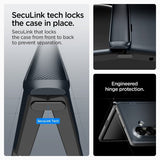 Spigen Samsung Galaxy Z Fold 7 Deksel Slim Armor Pro MagFit Metal Slate