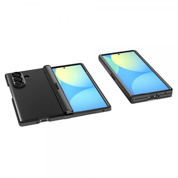 Spigen Samsung Galaxy Z Fold 7 Deksel Slim Armor Pro MagFit Svart