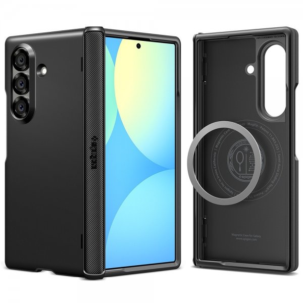 Spigen Samsung Galaxy Z Fold 7 Deksel Slim Armor Pro MagFit Svart